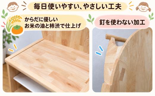 木製キッズ家具 もっててラック【ぞう】組立済み | 子供 子ども 洋服ラック ハンガーラック ワードローブ 衣類収納 木製 キッズ家具 ゾウ 象 動物 引き出し おもちゃ収納 キャスター付き 2歳から