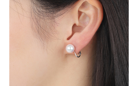 真珠 アクセサリー イヤリング パール 8.5mm ～ 9mm K14 レディース 伊勢志摩 伊勢 志摩 冠婚葬祭 結婚式 入学式 卒業式 成人式 慶事 ジュエリー アコヤ真珠 花珠 大粒 / 老舗の
