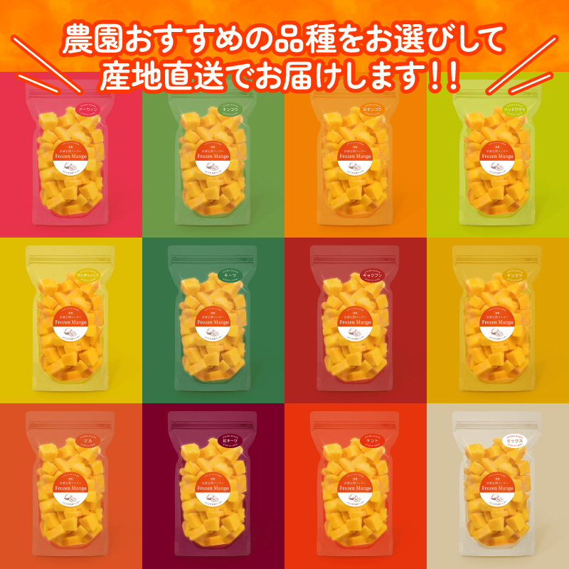 冷凍 完熟 マンゴー 500g 小分け パック 国産 フルーツ 果物 デザート スイーツ 数量限定  オンライン決裁 限定 静岡県 藤枝市