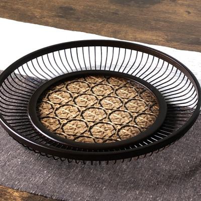 ふるさと納税 静岡市 駿河竹千筋細工 菓子皿 「水庵」