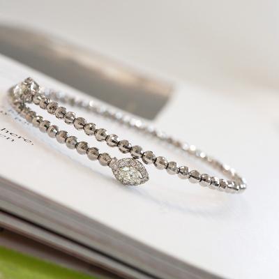ふるさと納税 甲府市 甲府市発 ダイヤモンド ブレスレット プラチナ 0.4ct 形状記憶 [PB-0095-1PTm] |  | 01