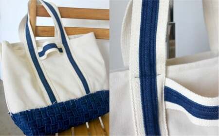 [beltloop]キャンバストートバッグ M デニム素材 デニム トート バッグ 鞄 かばん インディゴ 岡山県 倉敷市