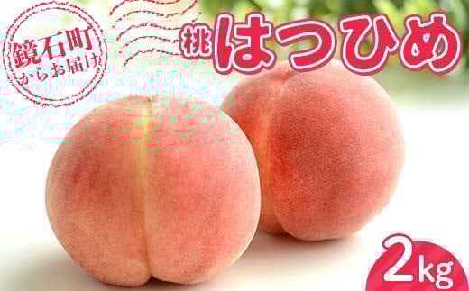 桃 はつひめ2kg （7玉～10玉） もも フルーツ 果物 F6Q-293