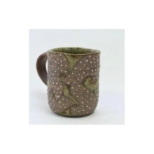 釉彩マグカップ 【受注制作】コップ コーヒーカップ おすすめ おしゃれ モダン 陶芸 手作り 食器 陶器 陶芸作家
