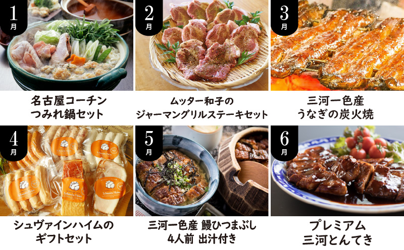 【全12回】厳選！うなぎとお肉 定期便(毎月お届け)　