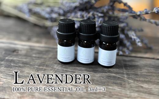 
                  ラベンダー精油（エッセンシャルオイル）3ml 3本セット 上質で芳醇な香り | アロマ アロマテラピー アロマオイル 香り 天然 蒸留水 精油 植物 生活 日用品 贈り物 特別 上質 リラックス リフレッシュ 感染予防 埼玉県 久喜市
                