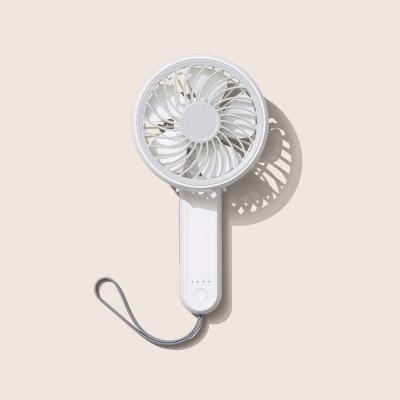 ふるさと納税 つくばみらい市 【LINKA ミニファン180° ホワイト】ハンディファン(空調家電)