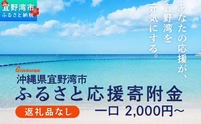 
                  沖縄県宜野湾市ふるさと応援寄附金 一口 2,000円～ | ふるさと納税 |  寄附のみの応援 寄附のみ 返礼品なし 返礼品無し 御礼品なし 御礼品無し
                