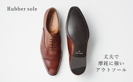 ORIGIO オリジオ 牛革ビジネスシューズ 紳士靴 ORG100（ブラウン）【ファッション・靴・シューズ・革製品・革靴】  BN002 25.5cm