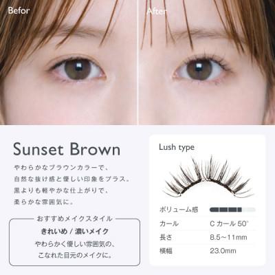 ふるさと納税 西原村 【&Less】マグネット式つけまつげ　サンセットブラウン |  | 01
