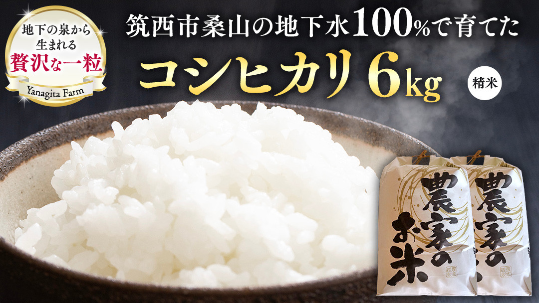 
            地下水100％で作る美味しい 「 コシヒカリ 」 6kg 令和6年産 米 お米 白米 コメ こしひかり 茨城県 精米 新生活 応援 [DU018ci]
          