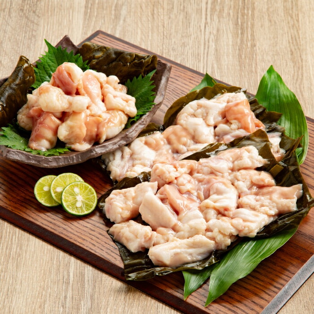 13-299 【お中元】紋別名物 流氷昆布締め牛ホルモン 750g