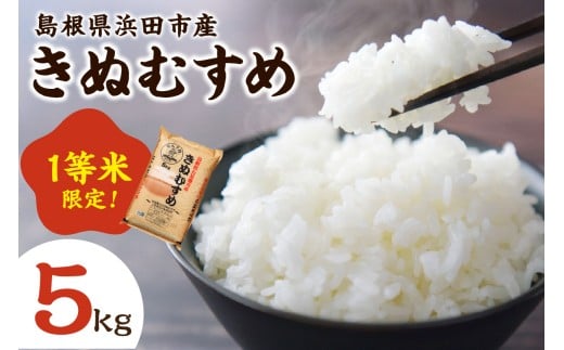 【令和7年産】浜田市産きぬむすめ5kg 白米 玄米 選択可 お取り寄せ 特産 お米 精米 ごはん ご飯 コメ 新生活 5キロ 一等米 【197_1958】