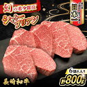 【ふるさと納税】長崎和牛 シャトーブリアン 約800g（133g×6枚） 大村市 かとりストアー[ACAN050]