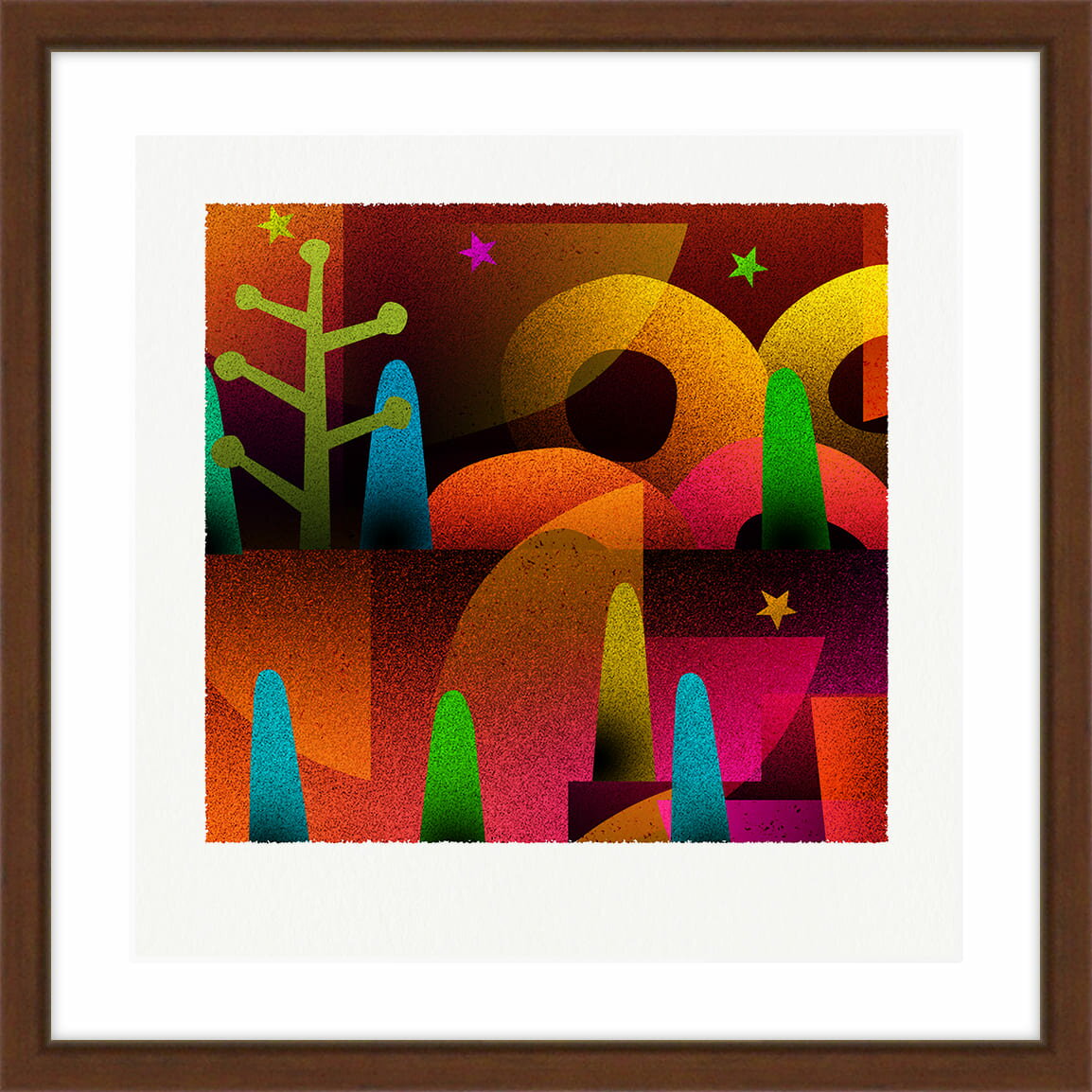 【ふるさと納税】【絵画】 ピエゾグラフ 「塔と輪」 額装サイズ 266mmx266mm 【 しかくいえ ピエゾグラフ 額入り 額縁付 アート インテリア 現代版画 絵画 版画 贈り物 贈答 プレゼント ギフト 綾部 京都 】