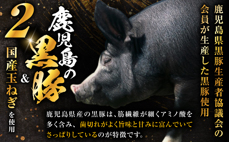 【14営業日以内に発送】鹿児島県産黒豚重の素 1.2kg（150g×8P）　K025-018_02