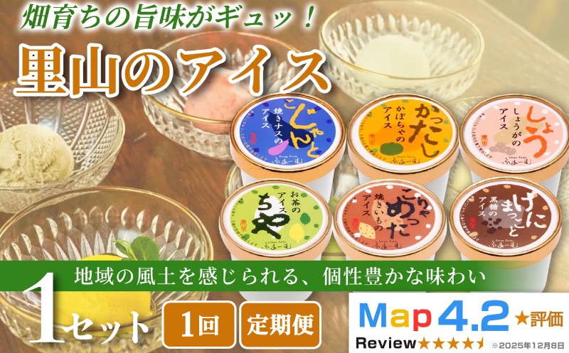 
                  【お届け回数選べる】里山のアイス 100ml×6個 1回 定期便 3回 6回 12回 アイスクリーム シャーベットアイス 人気 ご当地アイス 高知県 なす 焼きナス かぼちゃ 焼き芋 焼きいも お茶 黒糖 しょうが 濃厚 お菓子 スイーツ デザート カップアイス ジェラート 手作り お取り寄せ おもてなし 詰め合わせ 贈り物 贈答 冷凍 ギフト プレゼント ロングセラー リピート 安芸市 高知県
                