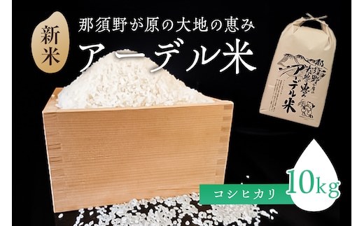 
										
										【令和6年産米】那須野が原の大地の恵み アーデル米（コシヒカリ10kg）＜出荷開始：2024年10下旬～＞ ns061-001
									