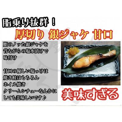 ふるさと納税 小田原市 【定塩甘口】厚切り銀鮭 約10切 銀シャケ半身1枚分【神奈川県小田原市早川】 |  | 01