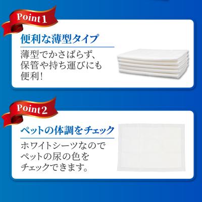 ふるさと納税 富士市 定期便【全6回】【極】シリーズ 犬用ペットシーツ 薄型ワイド 100枚 ペットシート 日本製 |  | 01