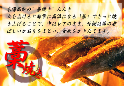 【3回お届け】本場高知 かつおの藁焼きたたき 500ｇ