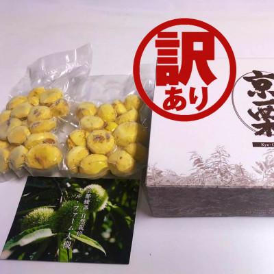 ふるさと納税 綾部市 【京栗】冷凍むき栗　500g(250g×2P)　氷蔵丹波栗【訳あり】