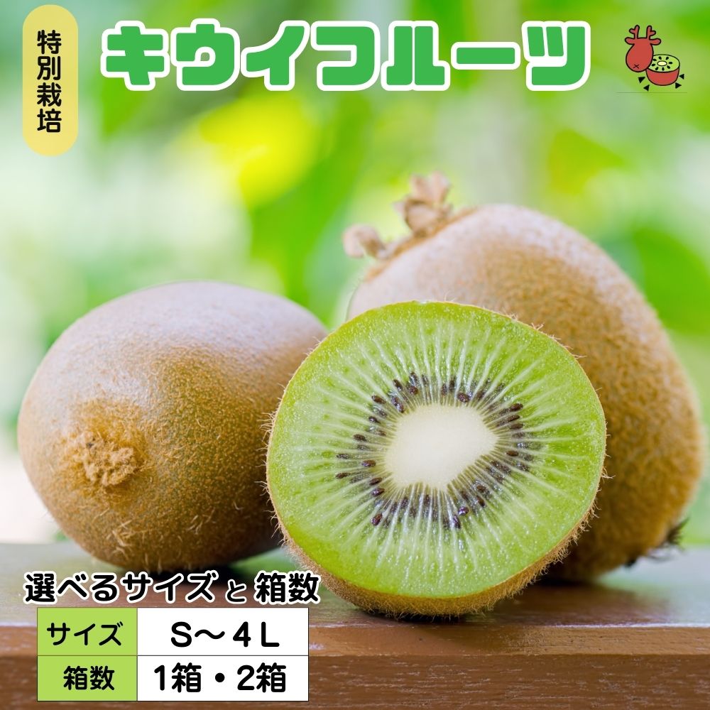 【ふるさと納税】＜12月以降順次発送＞＜選べるサイズ・箱数＞プレミアム キウイ フルーツ S〜4Lサイズ 追熟処理済 ／ ふるさと納税 キウイ キウイフルーツ ギフト 栄養 果物 お土産 化学肥料不使用 特別栽培 塩 奈良県 宇陀市 やまとファームJAPAN