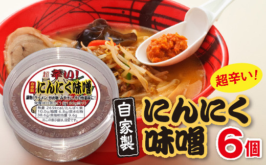 
後藤屋 にんにく味噌 6個セット（100g） F20B-008
