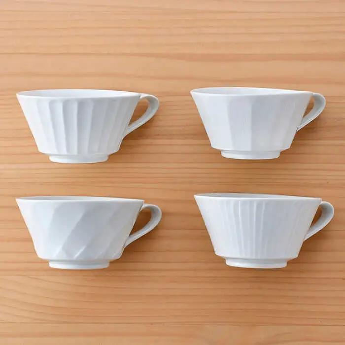 【波佐見焼】 スープマグ 4点セット マグカップ スープカップ  食器 皿 【一真窯】 [BB29]  波佐見焼