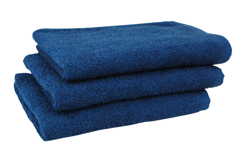 【スピード発送】コンパクトバスタオル ネイビー3枚 G2079