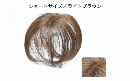ヘアメイト チャチャ　ショートライトブラウン［ワンポイントウィッグ］ チャチャテープ1本・専用コーム付き【244001-3】