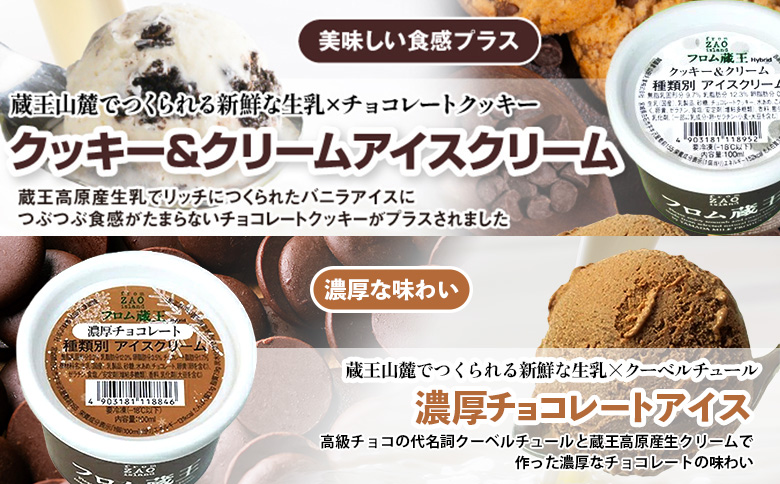 【季節限定】フロム蔵王「アップルパイ＆贅沢マロン」マルチアイスBOX 6種×4個（24個入り）【0117101】