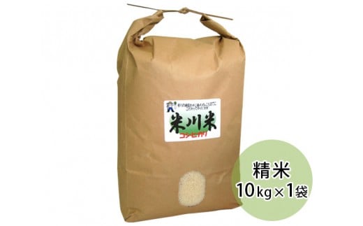 
No.018 米川こしひかり　精米　10kg ／ お米 コシヒカリ 白米 希少品 山口県 特産品
