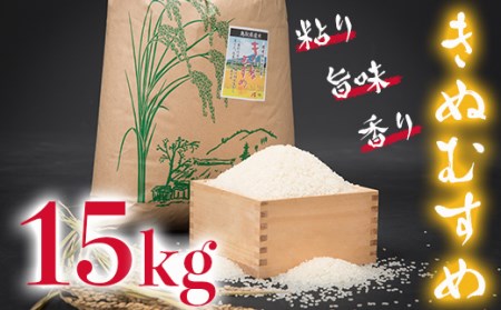 Y183 【令和7年産 新米】きぬむすめ15kg