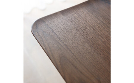 天然木 の上質な手触り ダイニングテーブル / ウォールナット材 または オーク材 【HIRASHIMA】AGILE Dining Table 084 受注生産