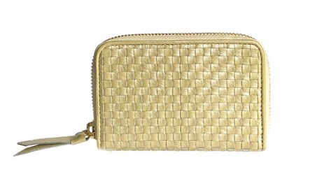 LUEGO Jewel mesh ジュエルメッシュ ジャバラカードケース（ゴールド） F2Y-3297