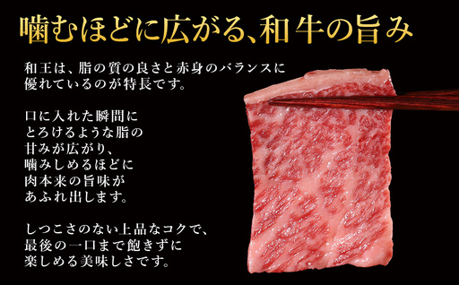 【ふるさと納税】 プレミアム 黒毛和牛 「和王」 焼肉用 600g (300g×2) 肉 牛肉 焼肉 冷凍 焼き肉 小分け お取り寄せ 熊本県 水上村