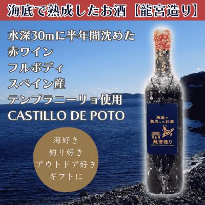 ふるさと納税 真鶴町 【海底に半年沈めて熟成した赤ワイン】フルボディ CASTILLO DE POTO 750ml #12