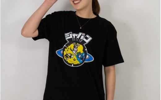 伊賀市 マンホールTシャツ 黒 【Mサイズ】【jnud0002-2】