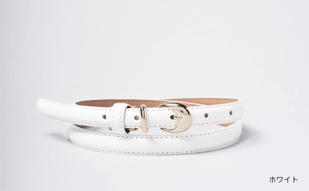 [bell la bell] レディース細ベルト (カラー：ホワイト)