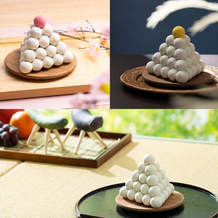 木彫りお月見団子