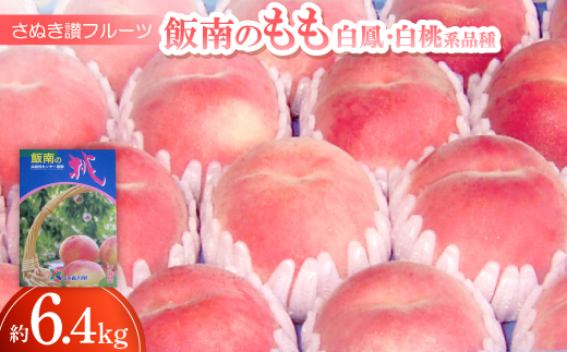 
                  さぬき讃フルーツ「飯南のもも(白鳳・白桃系品種)」約6.4kg ＜令和8年7月発送＞【1609803】
                