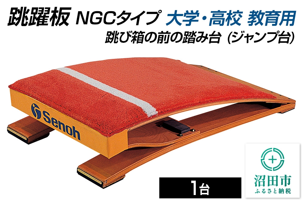 
            跳躍板 NGCタイプ 大学・高校 教育用 AJ051200 跳び箱の前の踏み台（ジャンプ台） 株式会社セノテック
          