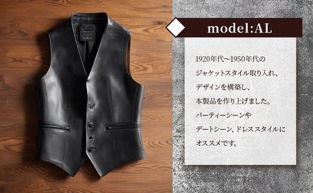 【Nappa Leather仕様】レザージャケット　[model:AL]　ジャケット 革 皮革 レザー 皮製品 レザー製品 シープスキン シープレザー メンズ パキスタン M：ダークブラウン