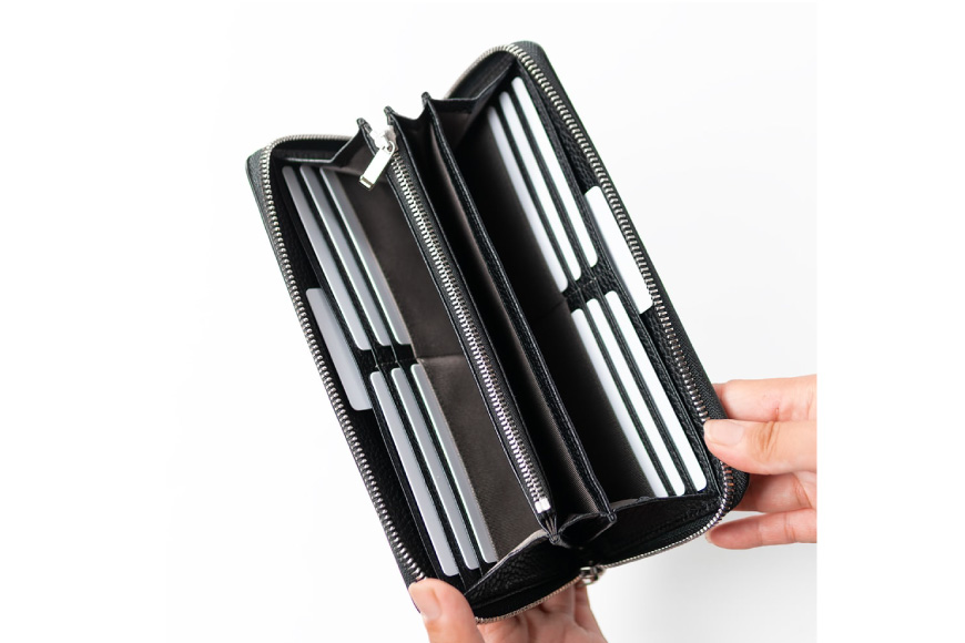 SOMES GL-01 ラウンド束入れ ブラック [ソメスサドル 北海道 砂川市 12260876] ソメス バッグ メンズ レディース 本革 革 革製品 鞄 かばん レザー