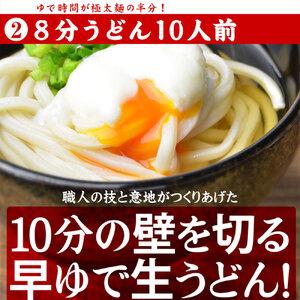 ≪自然の館≫味源 うどんバカ店長　本場讃岐の本生うどん食べ比べセット20人前　純生タイプ【L-73】