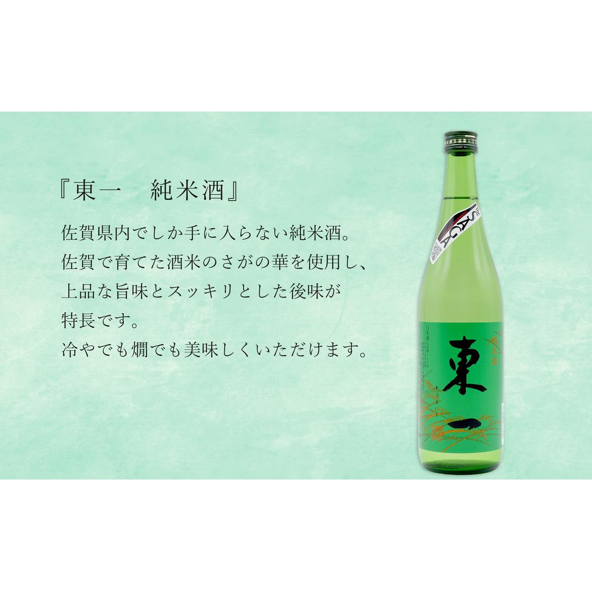 KuraMasterプラチナ賞受賞「東一 山田錦特別純米酒」・「東一 純米」720ml【2本セット】佐嘉蔵屋 日本酒 酒 東一 受賞 The SAGA認定酒 S11-6_イメージ2