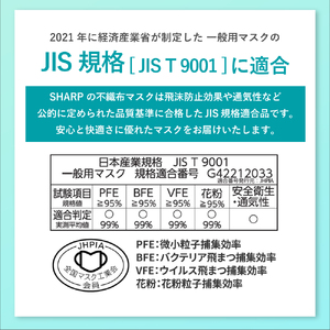 シャープ製 不織布マスク ふつう サイズ 50枚入×2箱  | 日本製 国産 シャープ マスク マスク マスク マスク マスク マスク SH-27