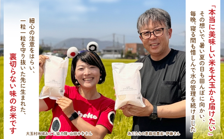 米 大玉村産厳選米「あだたらの恵」（品種：コシヒカリ） 900g（300g×3個） 小分け 梱包 《 令和7年産  》｜ 福島 大玉村 お米 こしひかり 令和7年 精米 白米 こめ コメ 送料無料 大