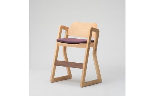 ハンの木の家具 チェアー01 専用クッションカラー：パープル